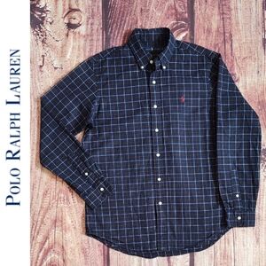 Vtg Polo Mens Oxford Flannel Button Down Long Sleeve Excellent Condition